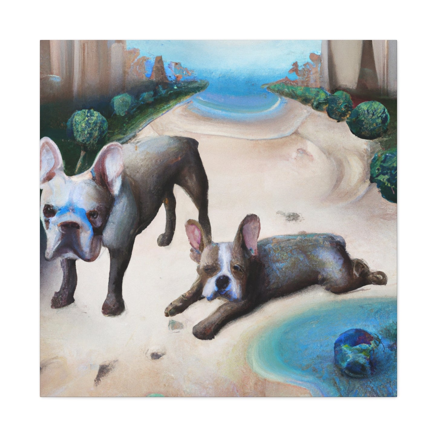 "French Bulldog Dreamscape" - Canvas