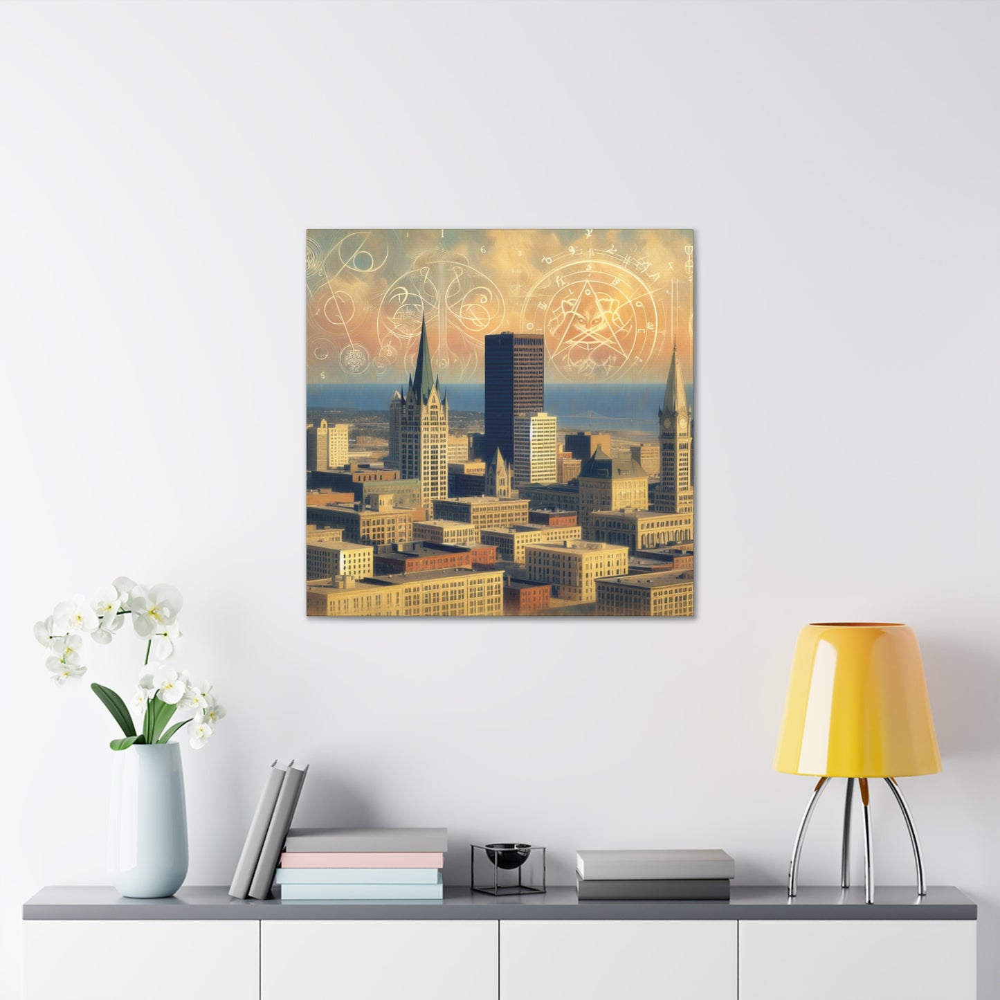 "Serene Streets of Milwaukee" - Canvas