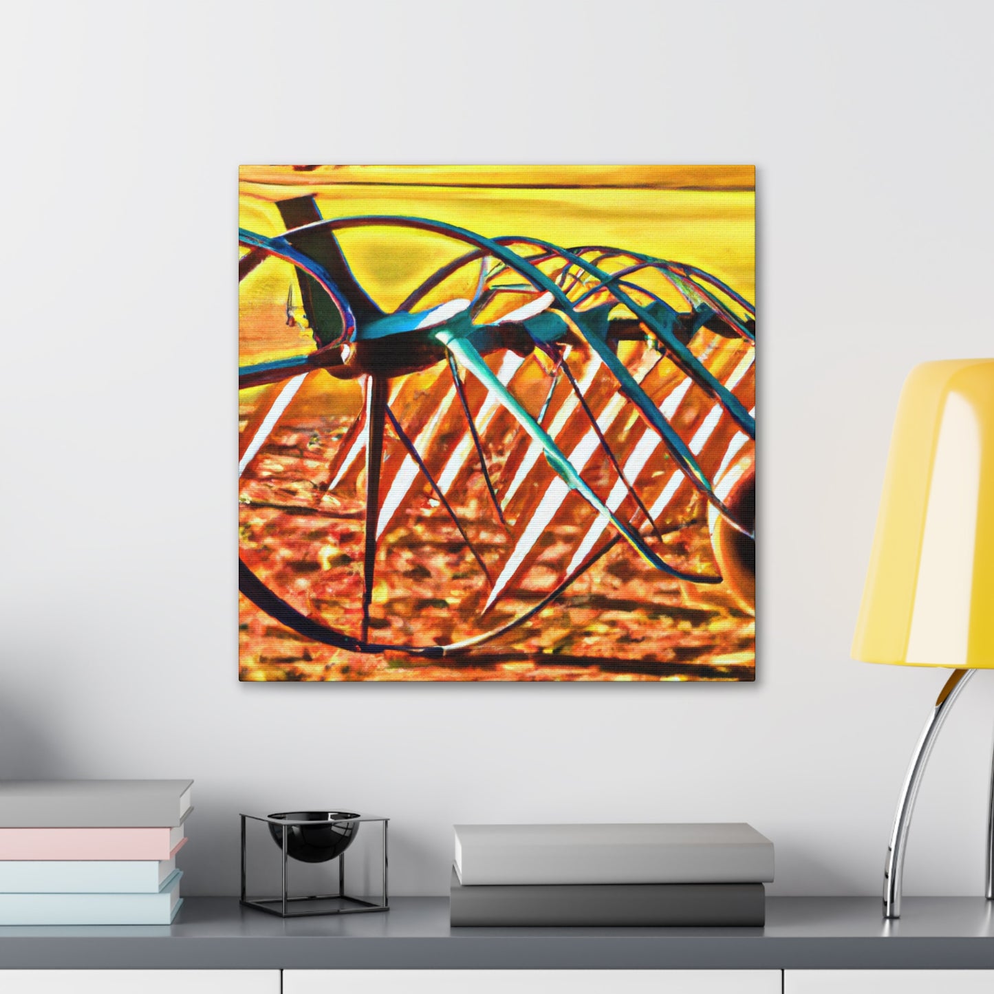 "Movement of Disc Harrow" - Canvas