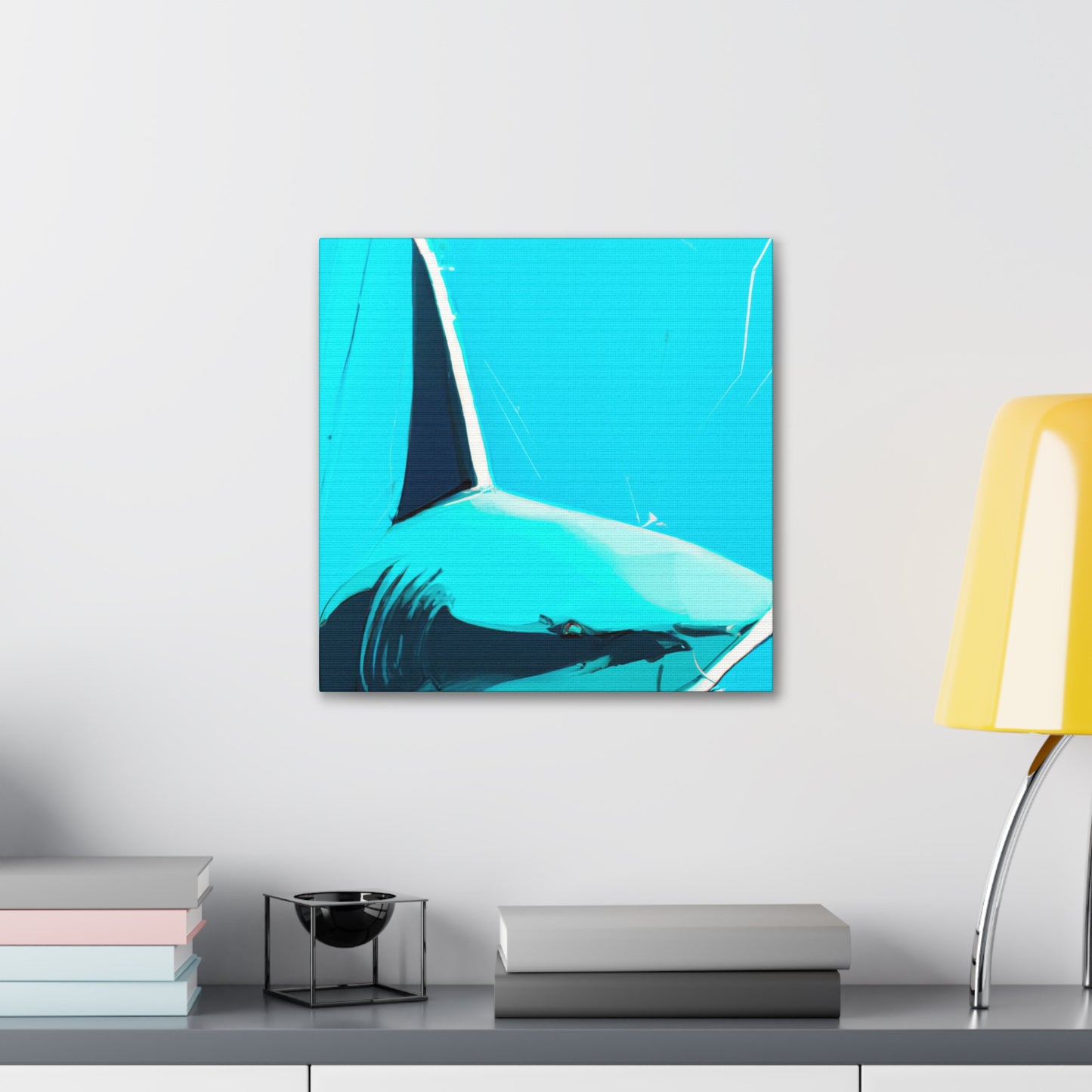 "Shark in the Abstract" - Canvas