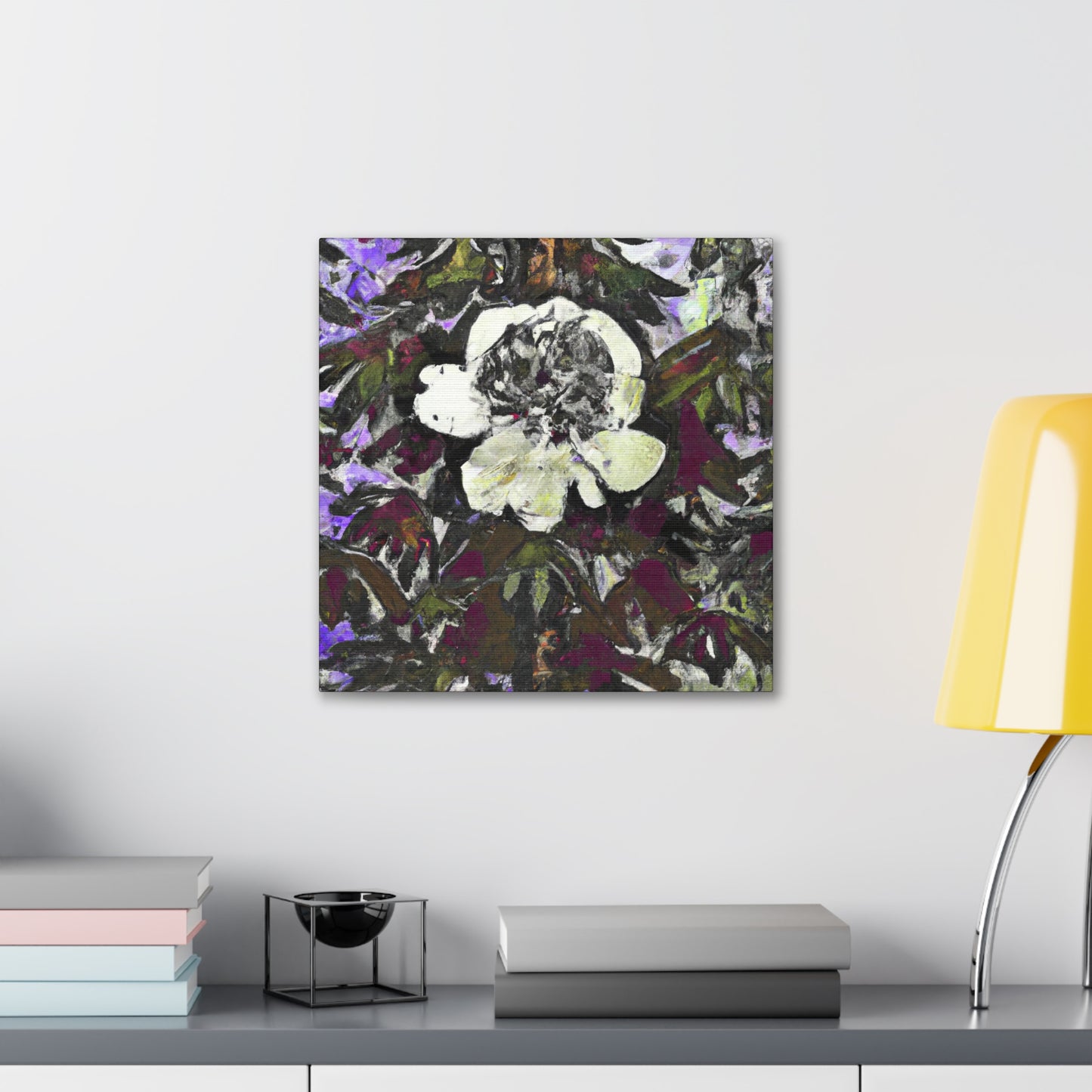 "Peony Petals Flutter" - Canvas