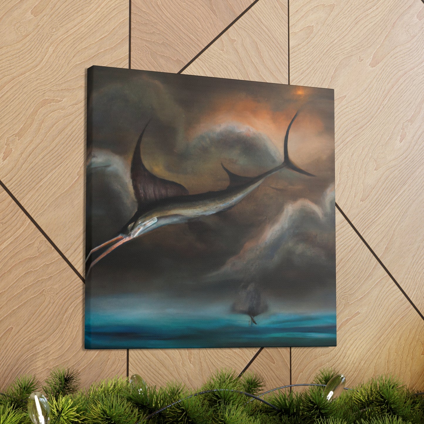 "Sailfish Surreal Dreaming" - Canvas