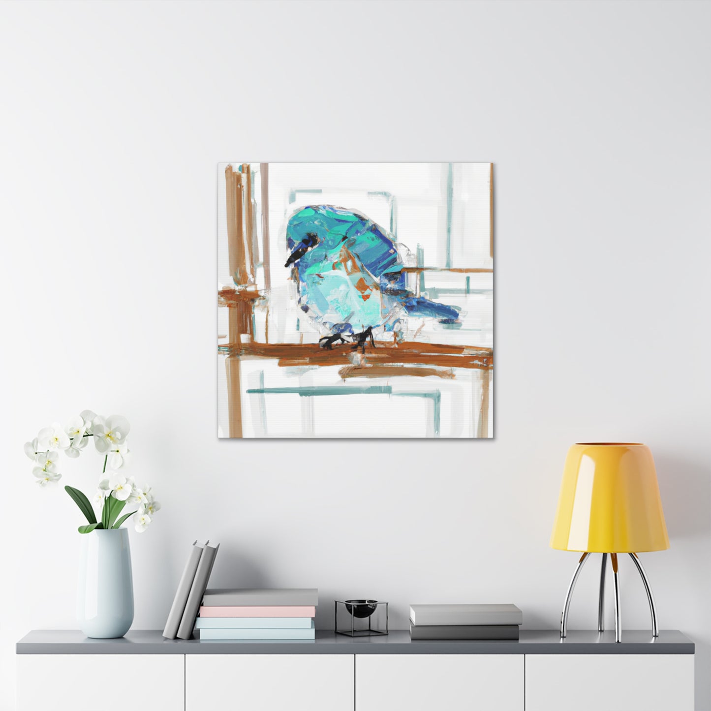 Bluebird in Expressionism - Canvas