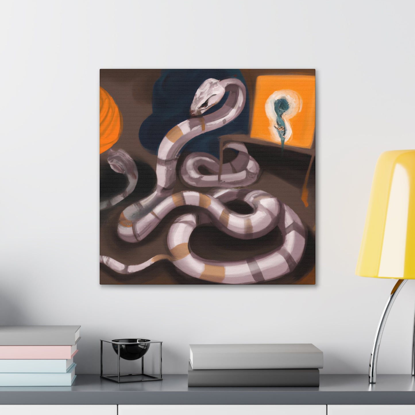 "Corn Snake in Flight" - Canvas