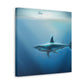 Sharks in Abstracted Light - Canvas