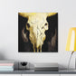 Cow Skull Reflection. - Canvas