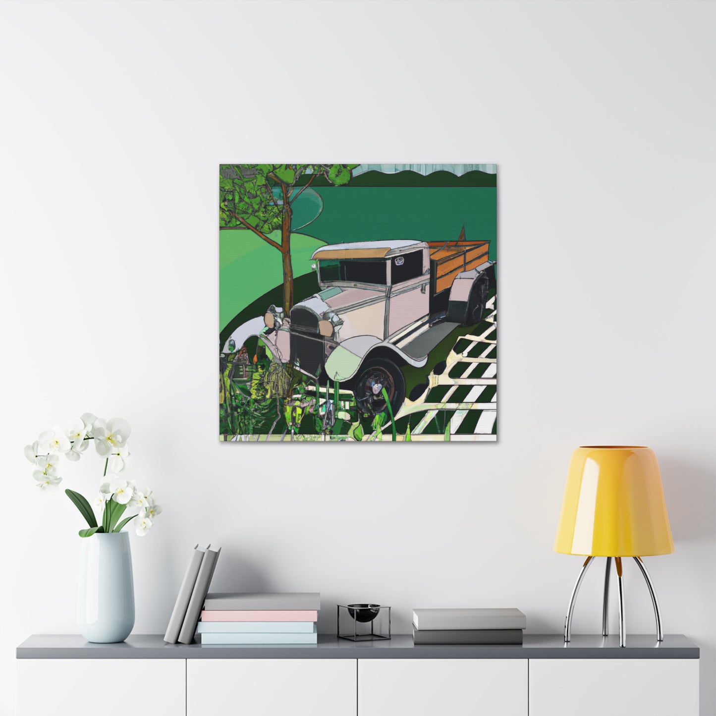 "Rusty Pickup Truck Dream" - Canvas