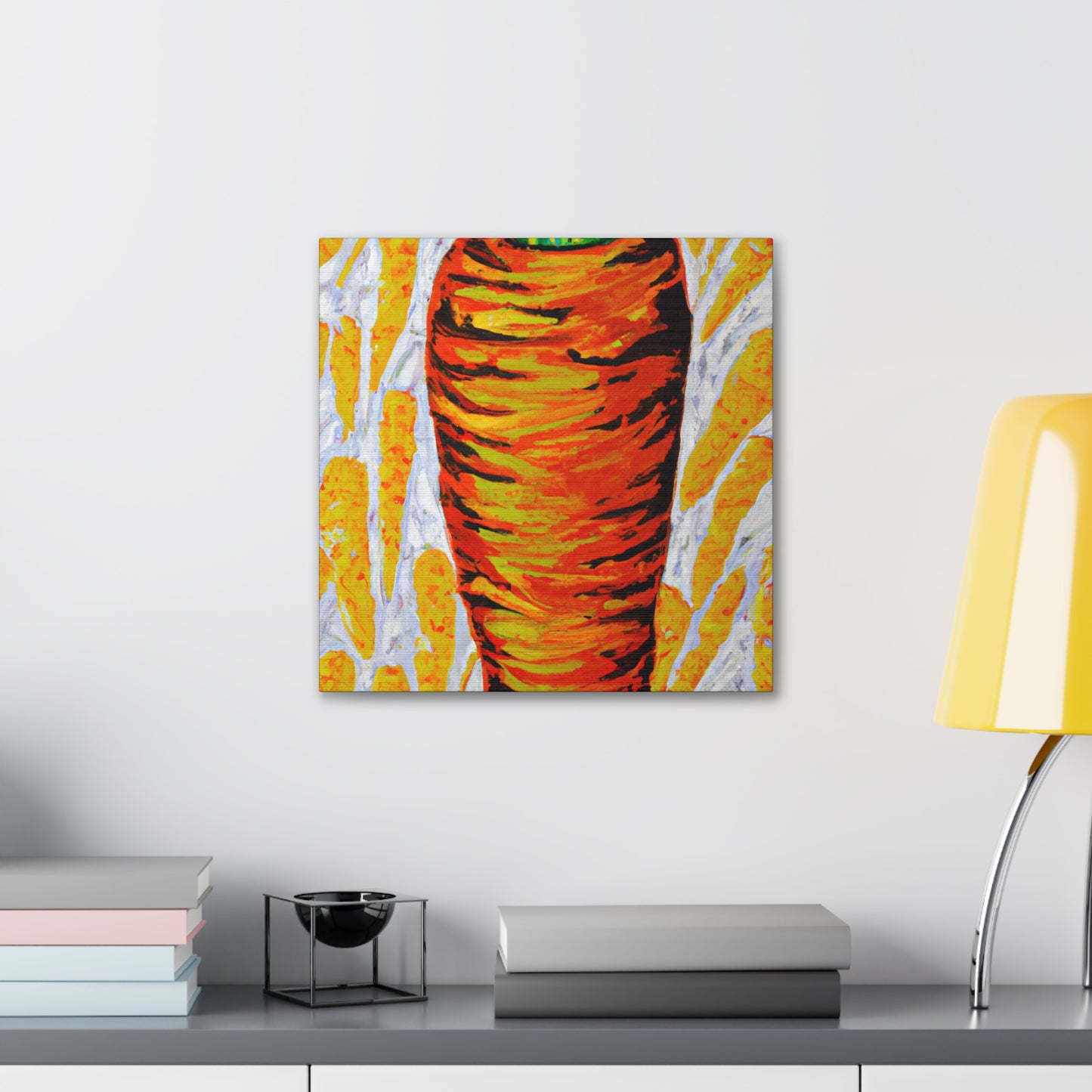 Carrot Pop Art Boom - Canvas