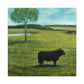 "Black Angus in Surreality" - Canvas