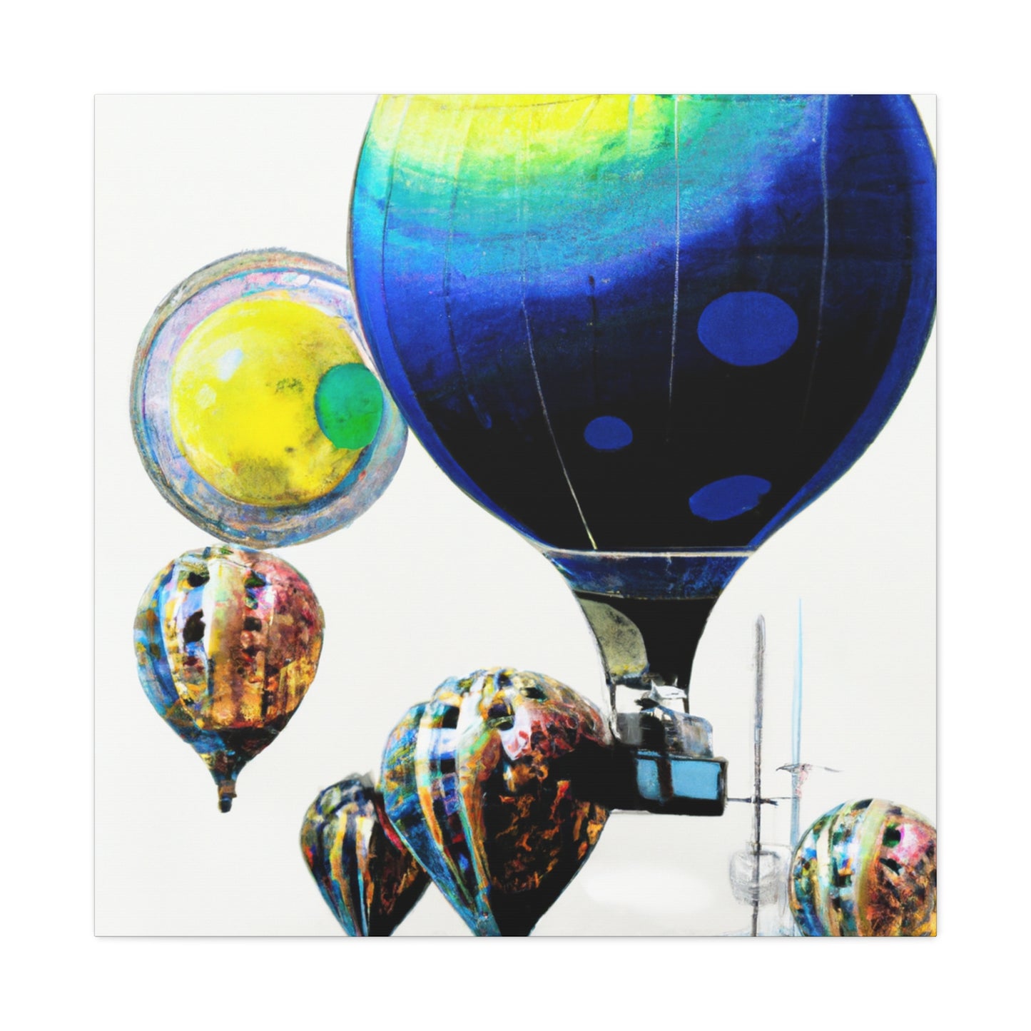 "Skyviews in Balloons" - Canvas