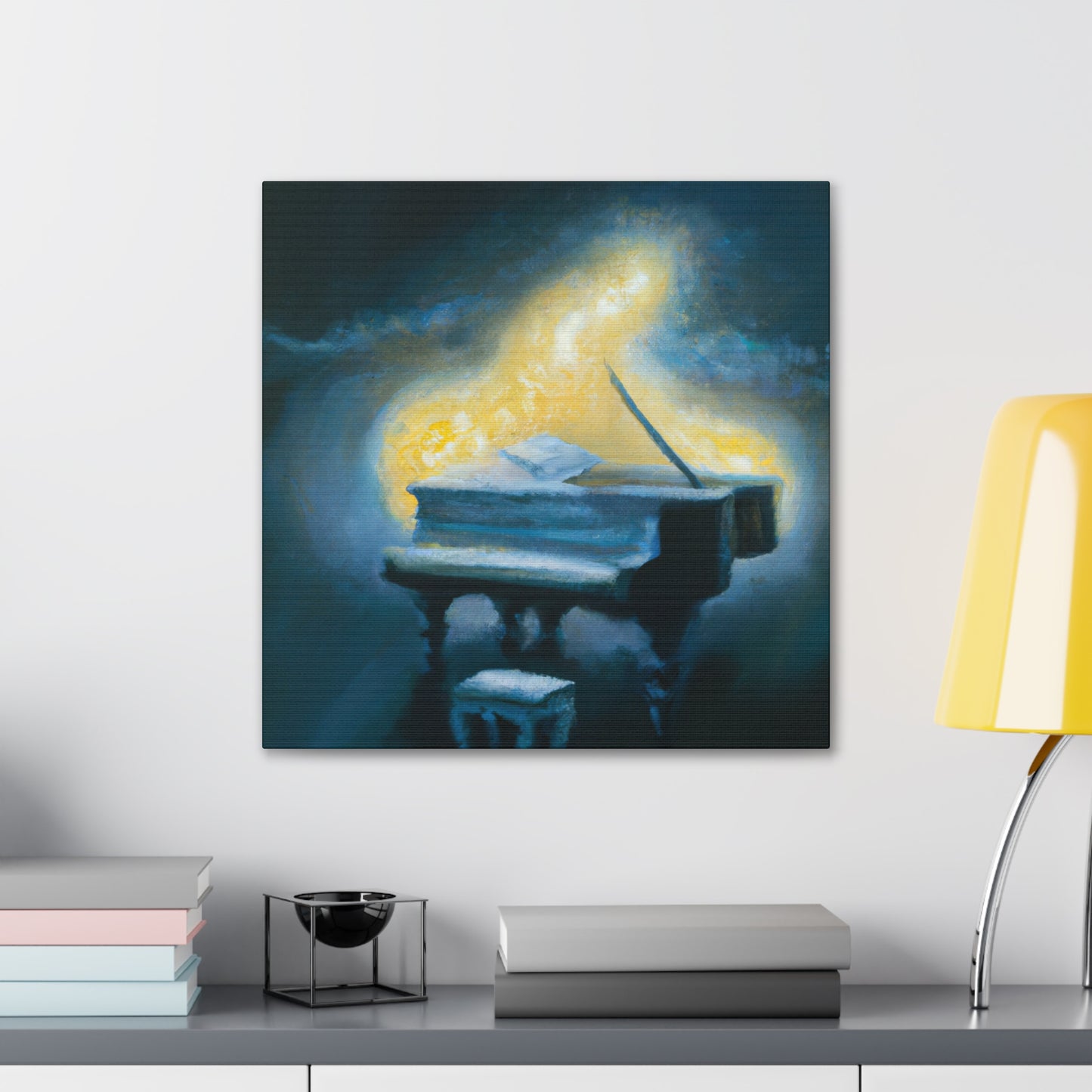 "The Music of Piano" - Canvas