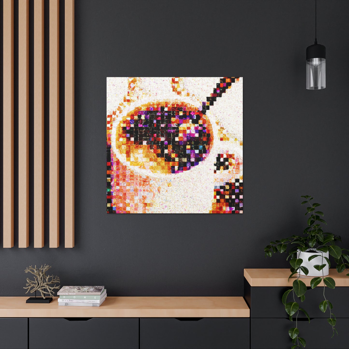 Cup's Subtle Aroma - Canvas