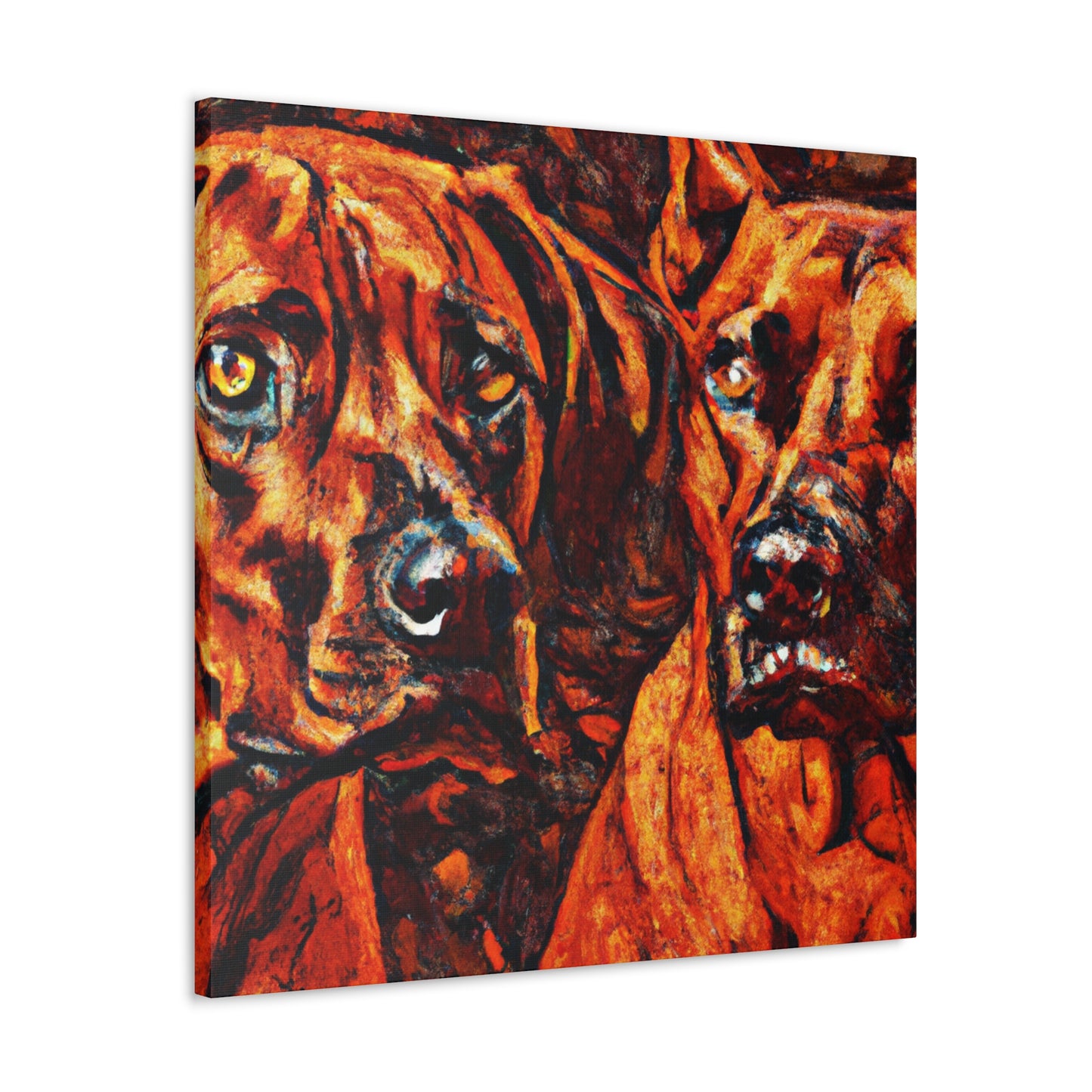 "Ridgeback in Reflection" - Canvas