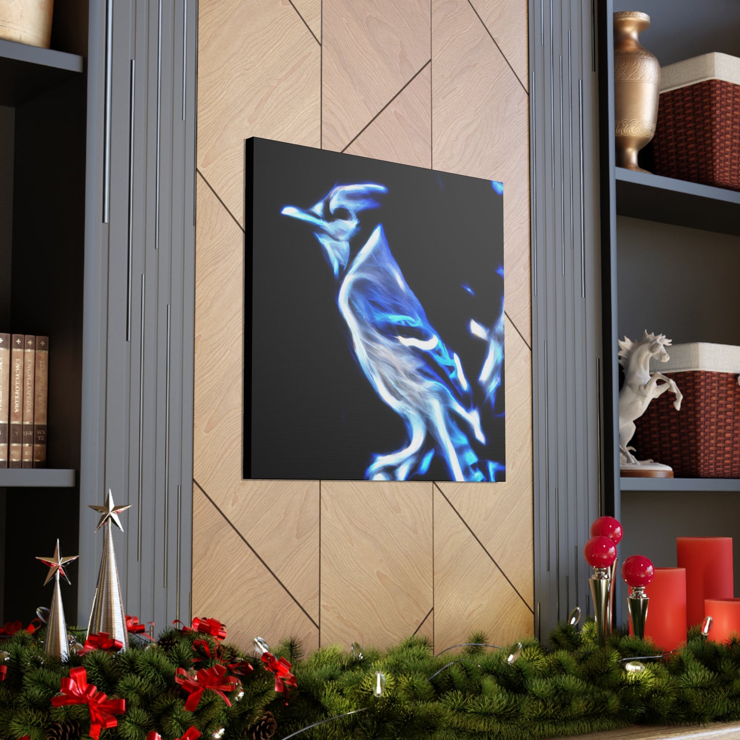 Blue Jay Expressionism - Canvas