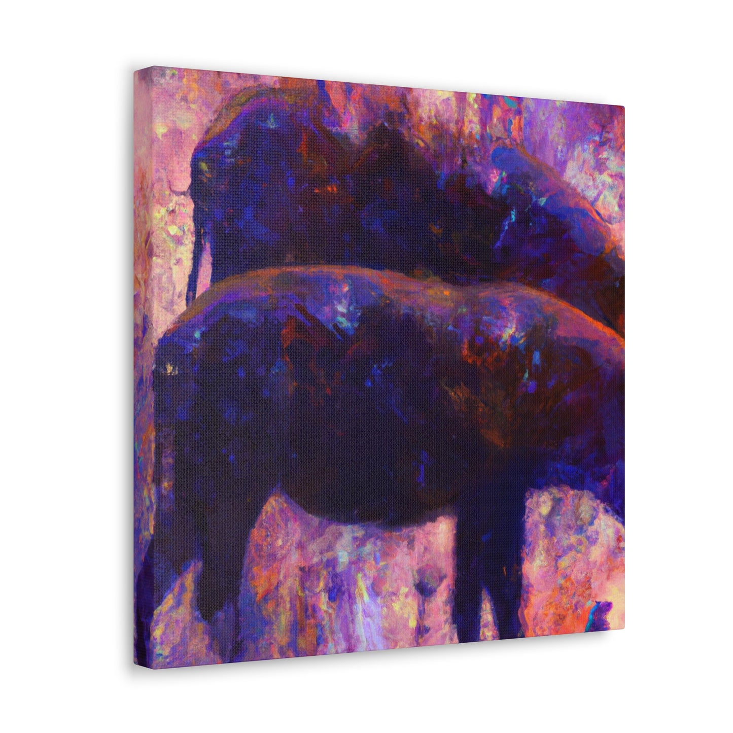 Warthog at Dusk - Canvas