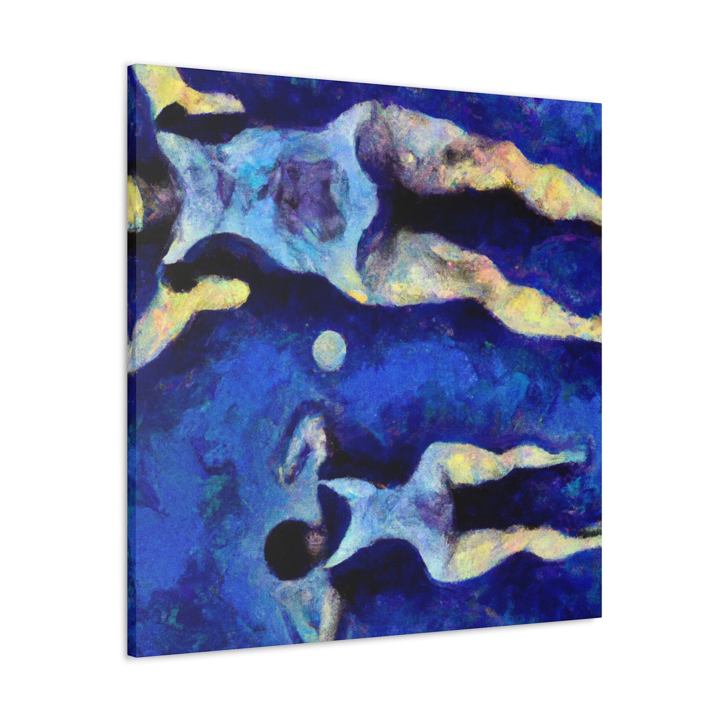 Swimmers in Flow State - Canvas