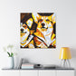 "Corgis in Art Deco" - Canvas