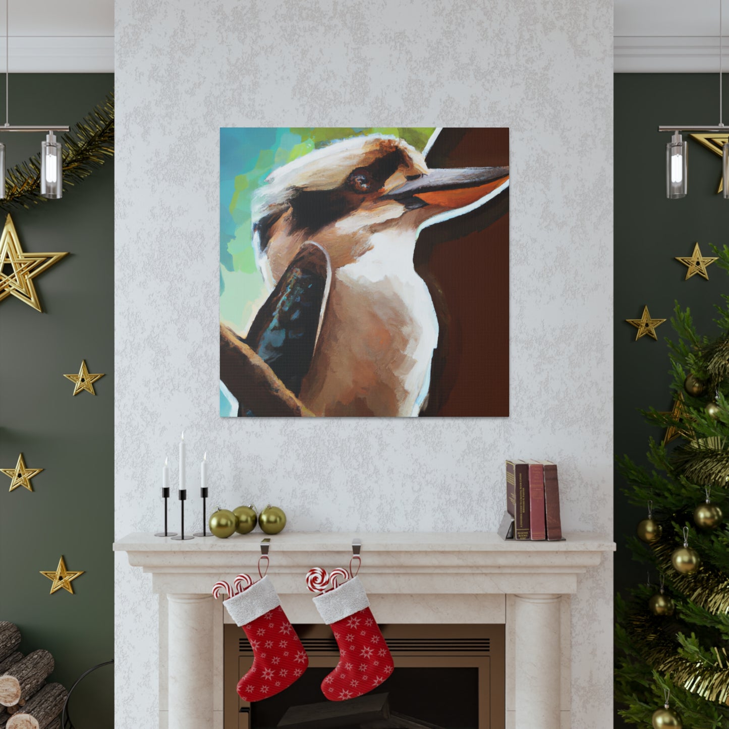 Kookaburra Deco Brilliance - Canvas