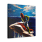 "Surreal Jet Skiing" - Canvas