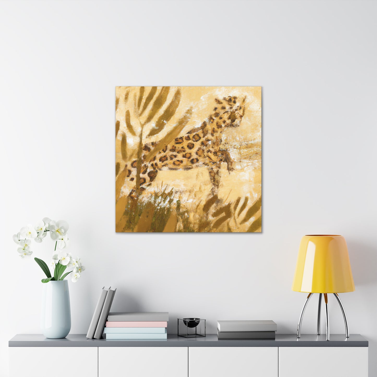 Leopard In Expressionism - Canvas