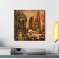 "Steampunk Art Deco Dream" - Canvas