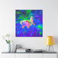 Llama in Impressionism - Canvas