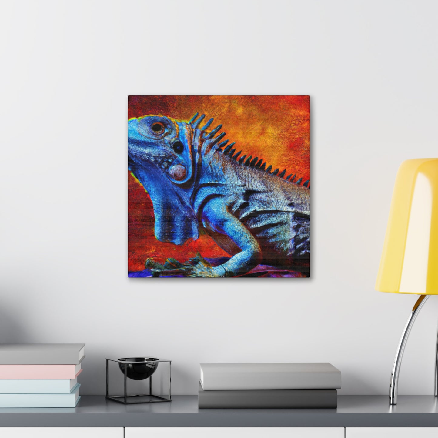 Iguanas of Colorful Joy - Canvas