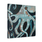 "Octopus in Art Deco". - Canvas