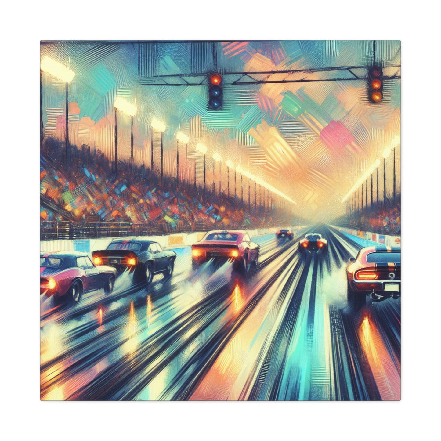 Roaring Thunder Speedway - Canvas