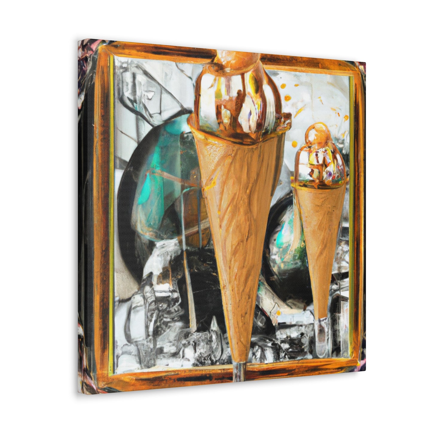 "Steampunk Sweet Cream Dream" - Canvas