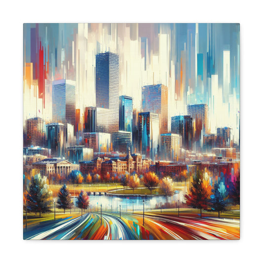 "City Radiating Vibrant Life" - Canvas