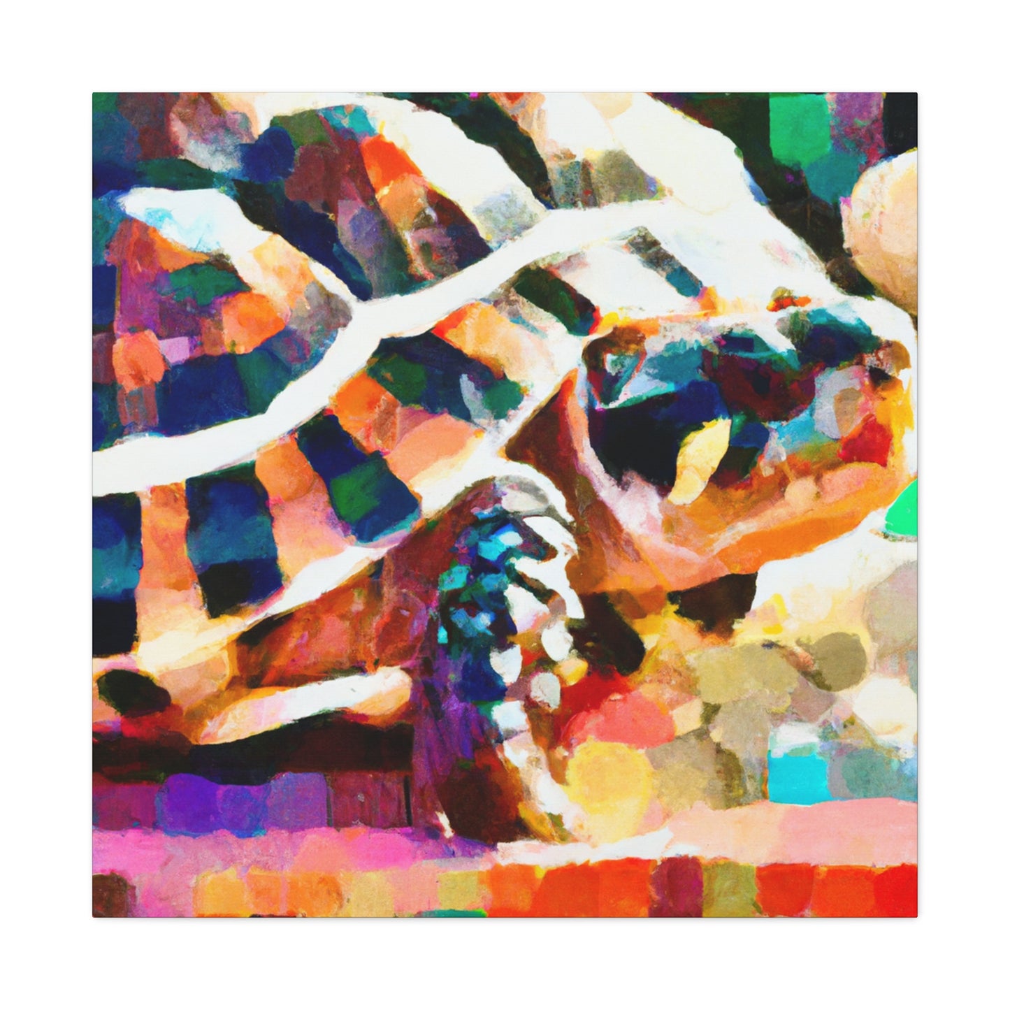 "Box Turtle Contemplation" - Canvas