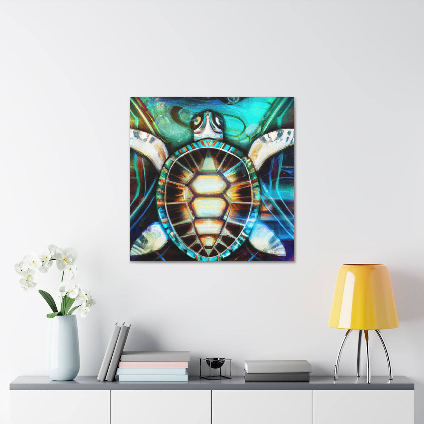 Sea Turtle Regalia. - Canvas