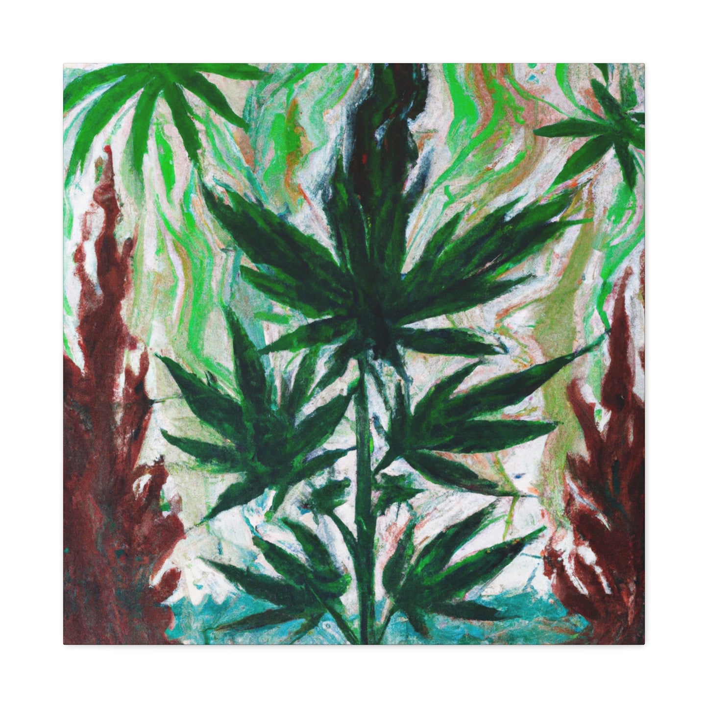 Cannabis Sativa Stillness - Canvas