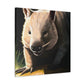 "Wombat in Art Deco" - Canvas