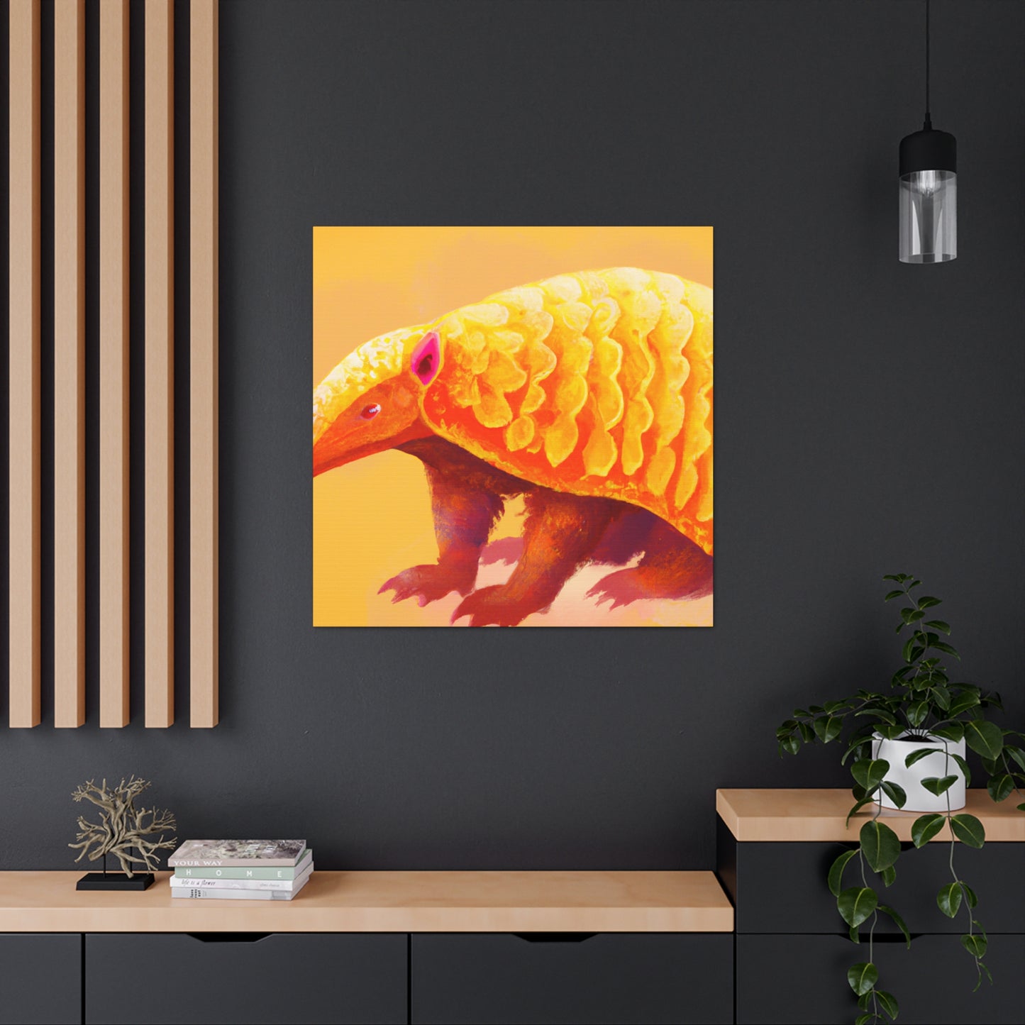 "Protective Pangolin Spirit" - Canvas