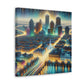 Soulful Cityscape Mosaic - Canvas