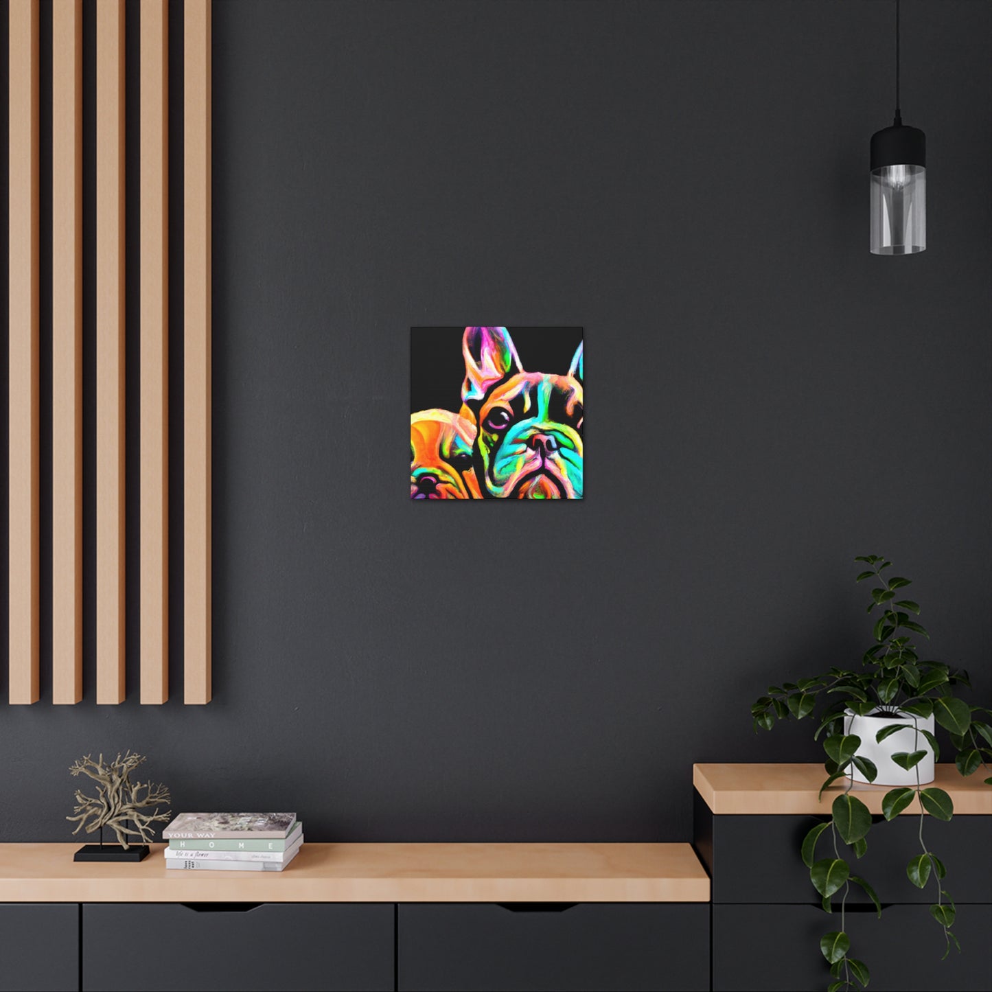 "French Bulldog Delightful!" - Canvas