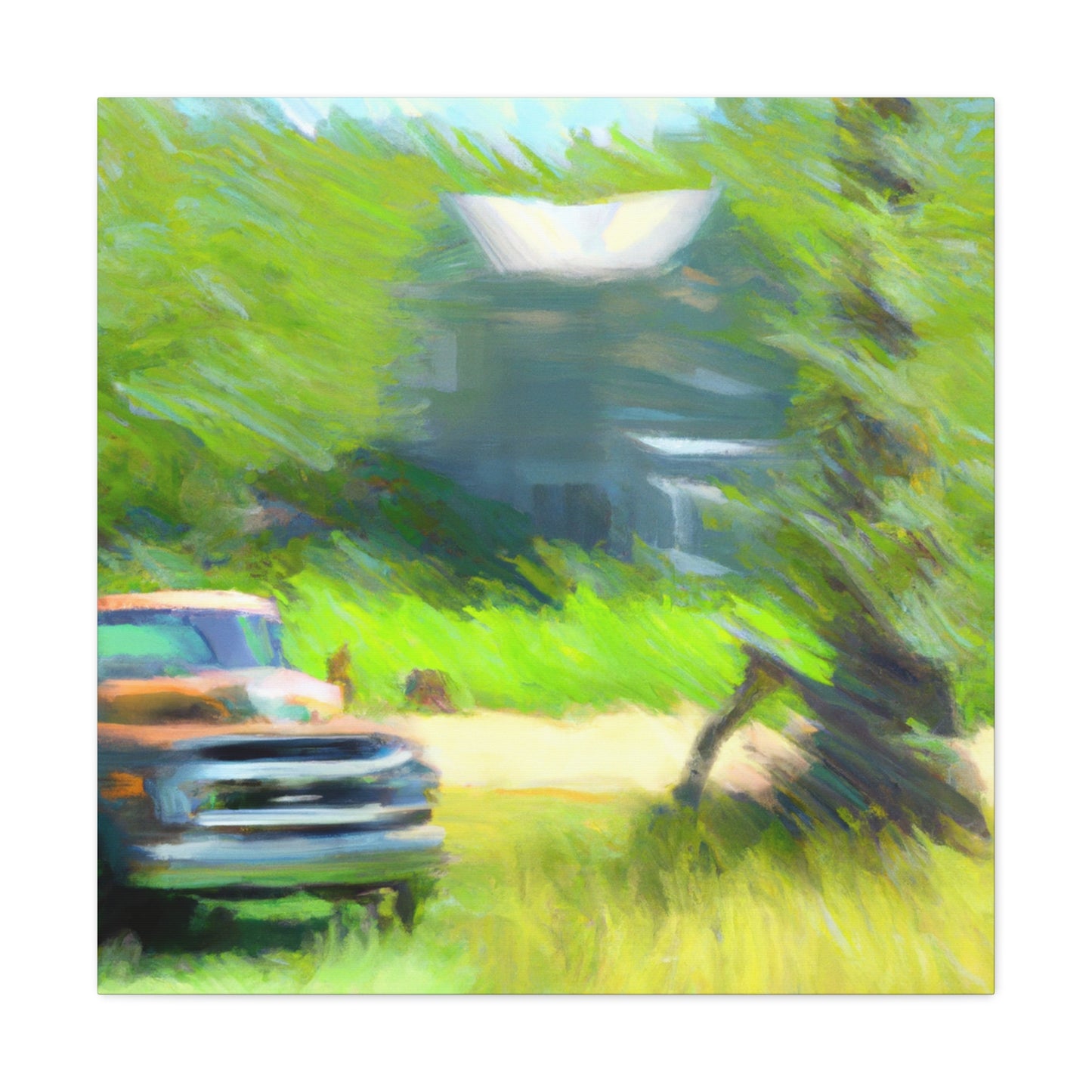 Old Pickup Trucks - Canvas