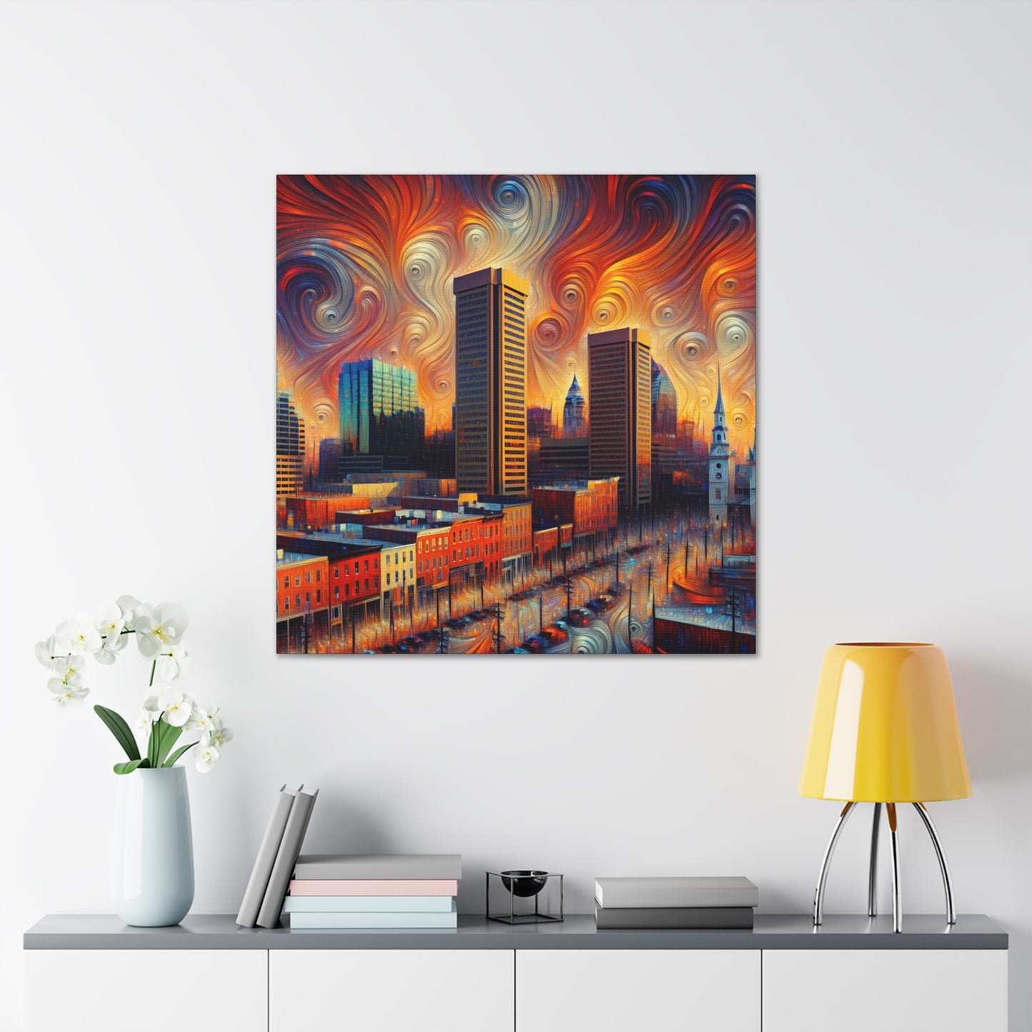 "Charm City Kaleidoscope" - Canvas