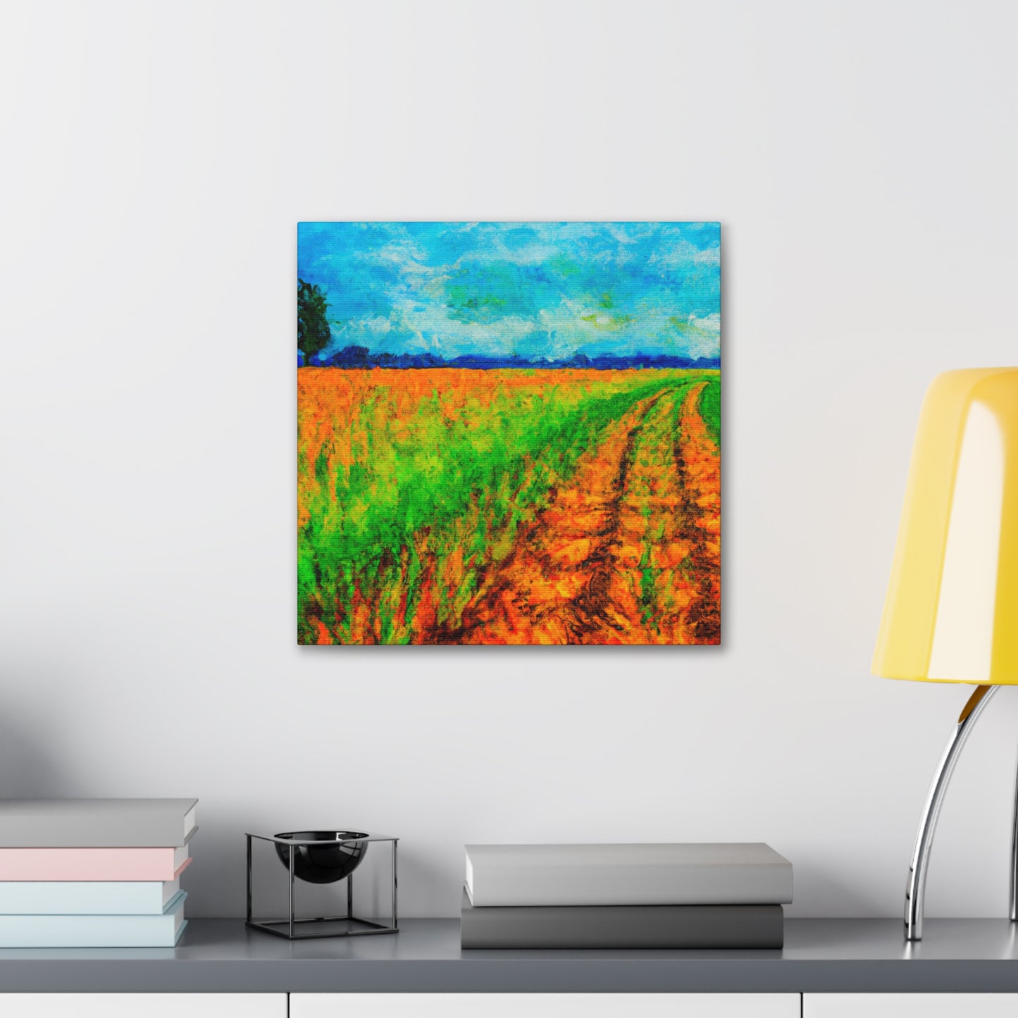 Golden Harvest Fields - Canvas