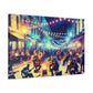 Vibrant Street Serenade - Canvas