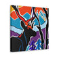 Deer Amidst Pop Art - Canvas