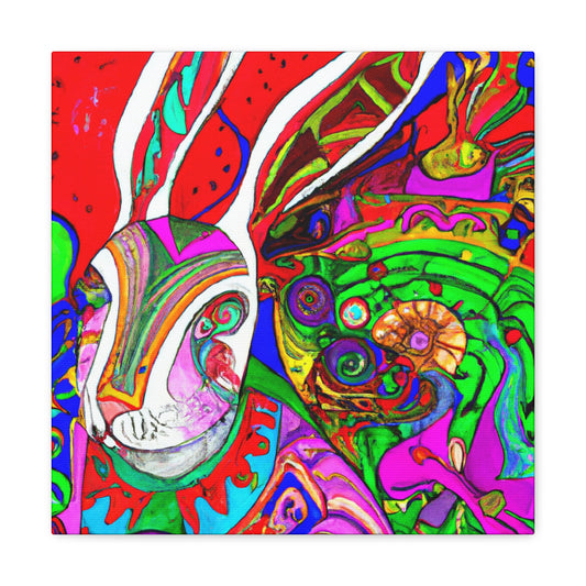 Rabbit in Pop Art - Canvas