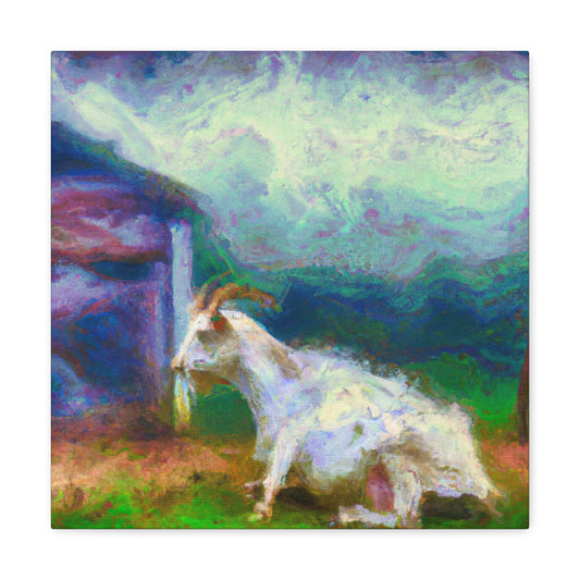 Goat in Impressionism - Canvas