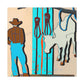 Hitching Post Majesty - Canvas