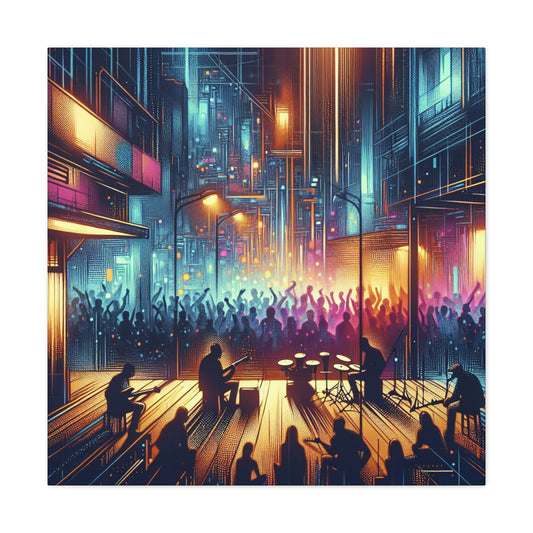 Resonating Rhythmic Revelry - Canvas