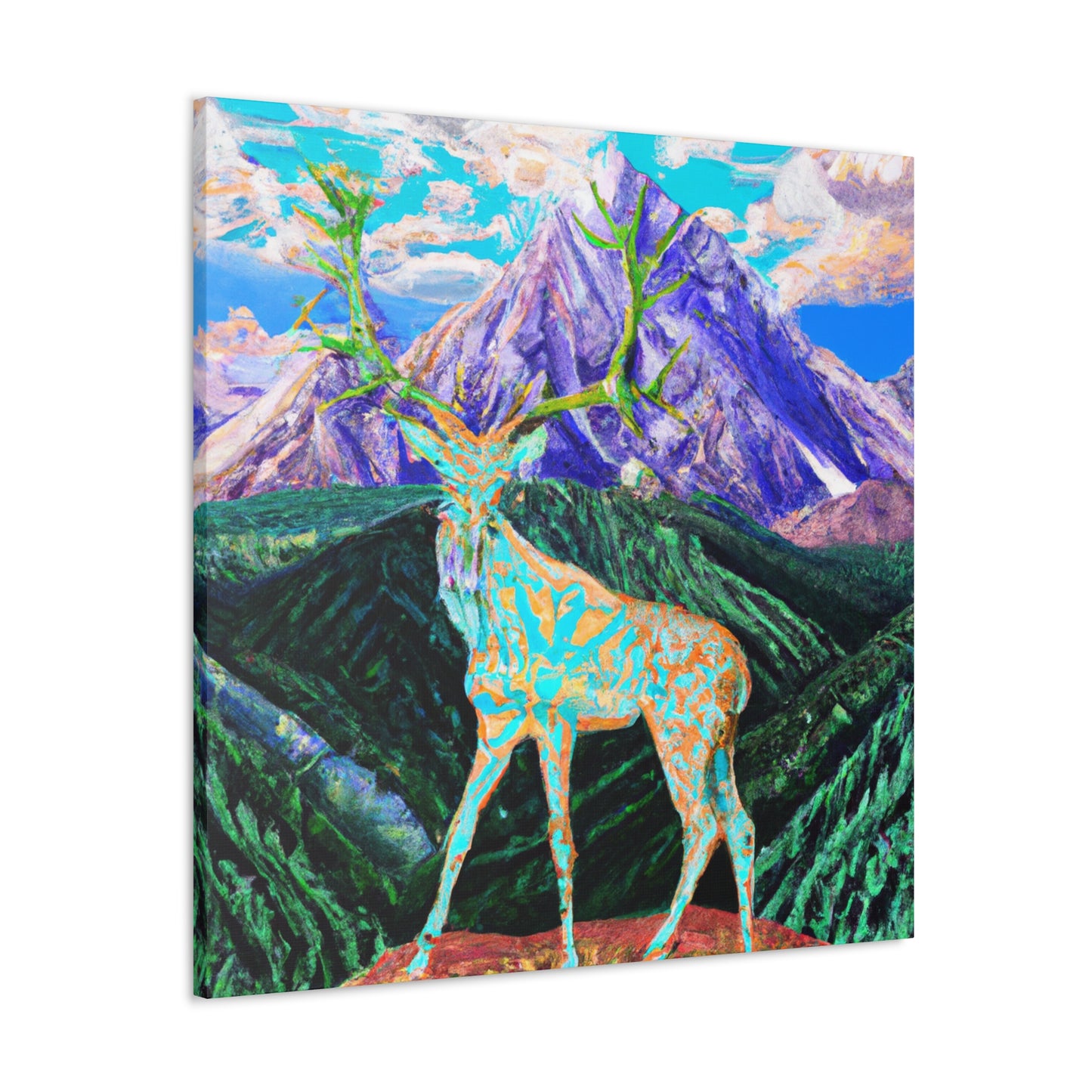 Deer in Dreamland - Canvas