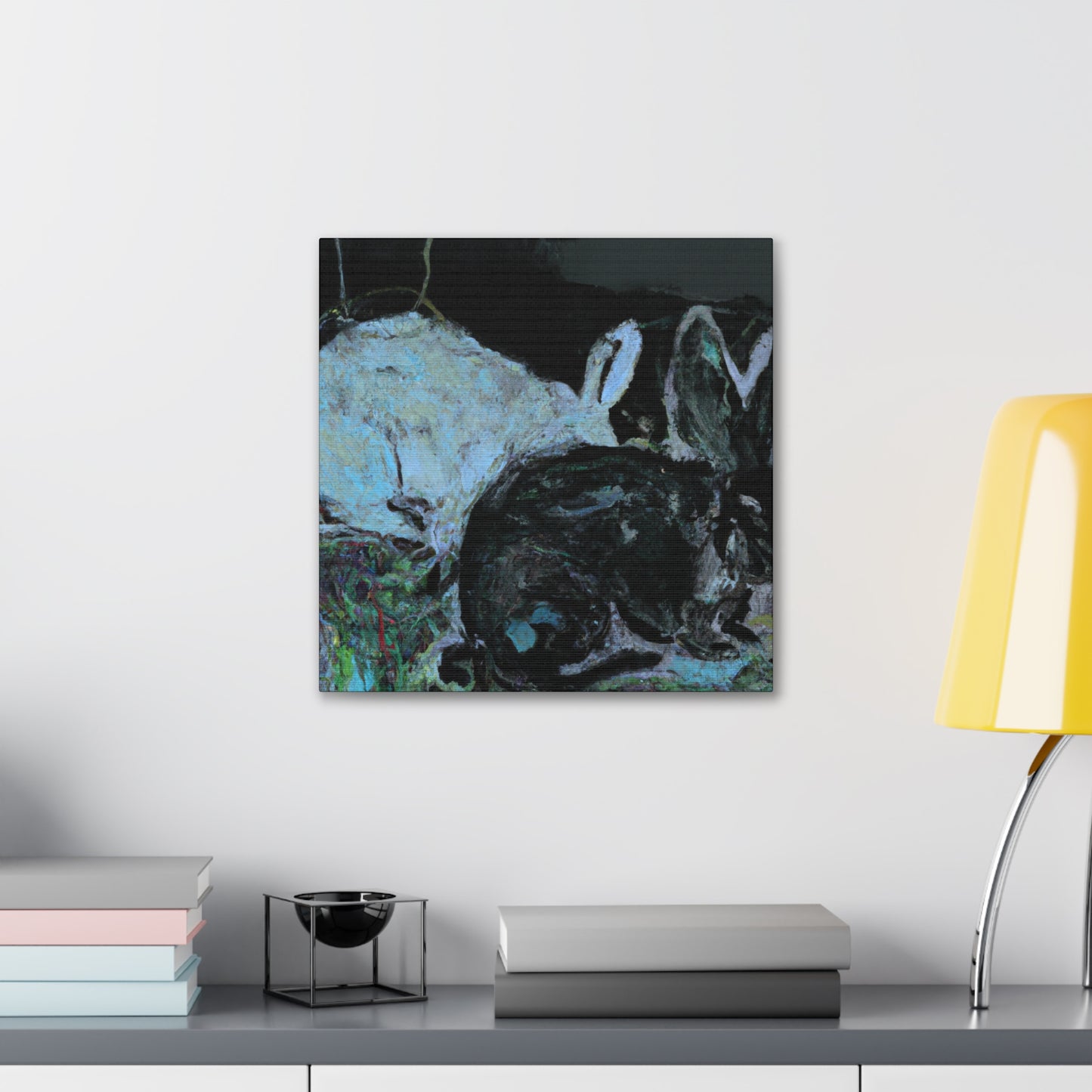 Rabbit in Abstraction - Canvas