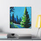 Pine Tree in Spring - Canvas